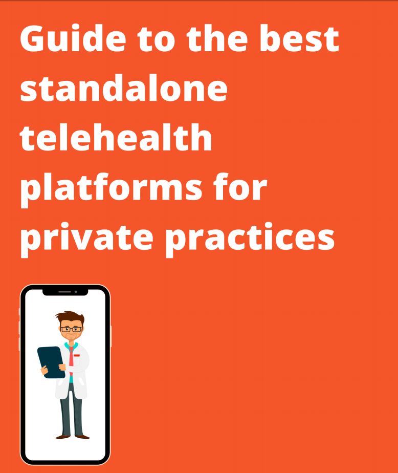 Cover page for Guide to Telehealth Platforms