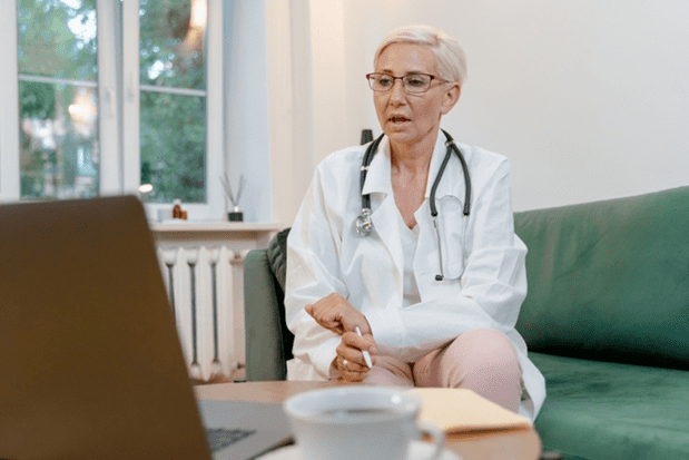 telemedicine provider by computer